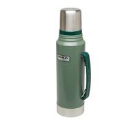 Stanley 1913 Classic Legendary Thermal Flask 1.0L - Hammertone Green | Se Mantiene Caliente o Frío 24 Horas - Botella Termica 1 Litro de Acero Inoxidable - Termo Cafe Sin BPA