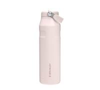 Stanley Flip Straw 2.0 Botella Agua Acero Inoxidable Con Pajita 1.06L - 15 Horas Fría - 3 Días Helada - Acero Inoxidable - Sin BPA - Antifugas - Apta Para Lavavajillas - Rose Quartz