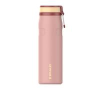 Stanley 1913 Flip Straw 2.0 Botella Agua Acero Inoxidable Con Pajita 0.7L - 10 Horas Fría - 2 Días Helada - Acero Inoxidable - Sin BPA - Antifugas - Apta Para Lavavajillas - Peach Rose