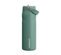 Stanley 1913 Flip Straw Botella Agua Con Pajita 0.7L - Shale | 10 Horas Fría - 2 Días Helada - Acero Inoxidable - Sin BPA - Antifugas - Apta Para Lavavajillas
