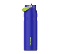 Stanley Flip Straw 2.0 Botella Agua Acero Inoxidable Con Pajita 1.06L - 15 Horas Fría - 3 Días Helada - Acero Inoxidable - Sin BPA - Antifugas - Apta Para Lavavajillas - Cobalt Chartreuse