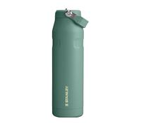 Stanley 1913 Flip Straw Botella Agua Con Pajita 1.06L - Shale | 15 Horas Fría - 3 Días Helada - Acero Inoxidable - Sin BPA - Antifugas - Apta Para Lavavajillas