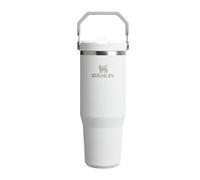 STANLEY 1913 Flip Straw Tumbler 1.0 Botella Agua con Pajita 0.89L - Conserva el Frío 12 Horas - Termo Agua Fria - Acero Inoxidable - Sin BPA - Fácil de llevar - Apta Para Lavavajillas - Frost