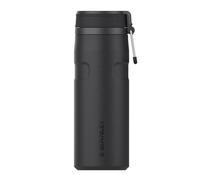 Taza de viaje Stanley The IceFlow Twist Flip Negro Acero inoxidable 470 ml