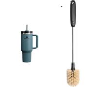 STANLEY 1913 Quencher H2.0 FlowState Tumbler 1.2L - Termo Mantiene el Frío 11 Horas - Bebida Helada Hasta 48 Horas - Incluye Cepillo de Limpieza - Blue Spruce