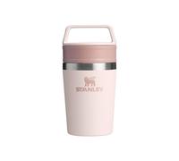 STANLEY 1913 Termo Cafe To-Go 0.23L - Mantiene 3 Horas Caliente - 4 Horas Frío - Sin BPA - Antifugas y Apilable - Apta Para Lavavajillas - Taza Café Para Llevar - Vaso Termico - Rose Quartz