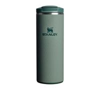 STANLEY 1913 Transit Flip Top Taza de Viaje 0.35L - Hammertone Green | Mantiene 4 Horas Caliente - 6 Horas Fría - Apta para Lavavajillas - Antigoteo - Compatible con Portavasos de Coche
