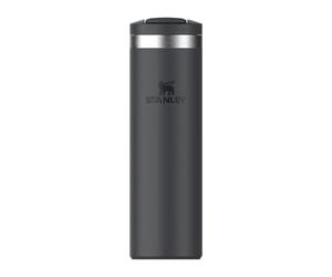 STANLEY 1913 Transit Flip Top Taza de Viaje 0.47L - Black 2.0 | Mantiene 5 Horas Caliente - 8 Horas Fría - Apta para Lavavajillas - Antigoteo - Compatible con Portavasos de Coche
