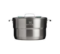 Stanley 1913 Wildfare Core Full Serve Cookset 3.78L - Juego de Cocina de Camping de 20 Piezas - Apto para Lavavajillas - Sin BPA - Acero Inoxidable - Juego de Cocina Compacto - Shale/Charcoal