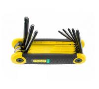 Stanley, 2-69-266, juego 8 llaves torx plegables t9-t40, herramienta c