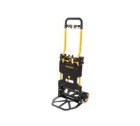Stanley 2 en 1 SXWTD-FT585 Carretilla de Carga de Transporte - Carretilla de Mano - Capacidad de Carga hasta 137 KG - Carro de Plataforma Plegable - Multifuncional