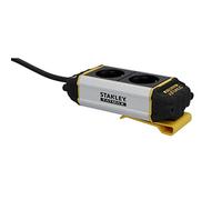 Stanley 30896 Enchufe de Mesa, 2 Compartimentos con Clip