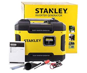 Stanley 604800110 - Generador de corriente de emergencia (gasolina, silencioso, 1.900 W)