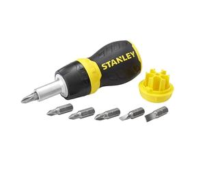 Stanley 66-358 Stanley Stubby Ratcheting MultiBit Screwdriver
