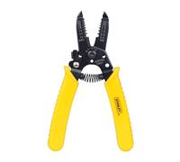 STANLEY 84-475-22 Pelacables de 150 mm, ideal para cortar, pelar cables de altavoz y cables de electrodomésticos para el hogar, bricolaje y uso profesional, amarillo y negro