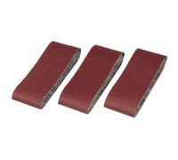 Stanley Accesorios Sta33276-Xj 3 Bandas de Lija 100 x 620 mm Grano 60, Madera, Pintura, Barniz, yeso, Metal y Plástico, Larga Duracion