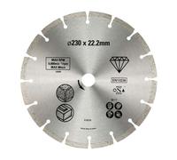 Stanley Accesorios Sta38117-Xj Disco Diamantado Segmentado 230 mm Cortes en Ladrillos, azulejos, hormigón Ligero, bloques y Baldosas