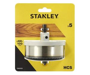 Stanley accesorios sta81025-xj 5 brocas de campana de acero al carbono