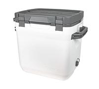 Stanley Adventure Nevera Portatil de Exterior 28.3L - Capacidad para Botellas de 2L - hasta 40 Latas - Doble Pared de Espuma Aislante - Sin BPA - Nevera de Viaje Resistente - Polar White