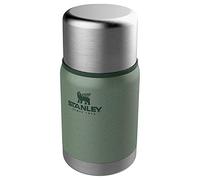 STANLEY Adventure Series Stainless Steel Vacuum Food Jar .70L Hammertone Green 18/8 Stainless Steel Double-Wall Water Bottle Leakproof y Packable Naturally Bpa-Free, Verde con Effecto Hammertone