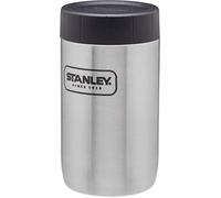 Stanley Adventure Series Vacuum Food Jar .41 Liter Navy Accent Double Wall Vacuum Insulation 18/8 Stainless Steel Leak Proof Packable No inner shoulder for easy eating Unbreakabl