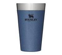 Stanley Adventure Stacking Beer Pint 0.47L - Termo Mantiene Fría 4 Horas - Jarra Cerveza Acero Inoxidable - Aislamiento al Vacío de Doble Pared - Apta Para Lavavajillas - Hammertone Lake