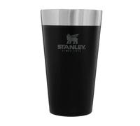 STANLEY Adventure Stacking Beer Pint 0.47L - Termo Mantiene Fría 4 Horas - Jarra Cerveza Acero Inoxidable - Aislamiento al Vacío de Doble Pared - Apta Para Lavavajillas - Matte Black