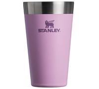 Stanley Adventure - Vaso apilable de cerveza de 16 onzas, vaso apilable para bebidas frías, apto para lavavajillas, vaso de acero inoxidable aislado, sin BPA, color lila