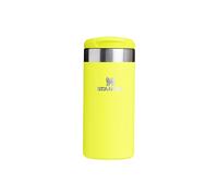 STANLEY Aerolight Transit Termo Cafe para Llevar 0.35L - Mantiene el Calor Durante 6 Horas - Compatible con Soporte para Coche - Taza Café Antifugas - Apta Para Lavavajillas - Yellow