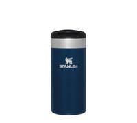 Stanley Aerolight Transit Termo Cafe para Llevar 0.35L - Mantiene el Calor Durante 6 Horas - Compatible con Soporte para Coche - Taza Café Antifugas - Apta Para Lavavajillas - Royal Blue Metallic