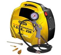 Stanley Compresor Aire 8 Bar - Compresor de Aire Portatil Sin Aceite con Herramientas Neumáticas - Set de Compresor Incluye Manguera de Aire de 3M, Pistola de Aire con Manómetro y 3 Boquillas