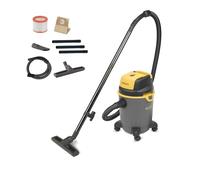 Stanley Aspirador multiuso SXVC20PE de sólidos y líquidos, Ligero (1200 W, 20 L), Amarillo Y Negro