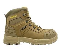 Stanley Botas de seguridad impermeables Atlanta UK 7 EUR 41, fabricadas en piel nobuck de primera calidad, con membrana impermeable transpirable (interior de la bota) con puntera y entresuela de acero
