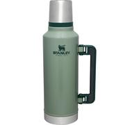 Stanley Botella clásica al vacío, 1,9 L, verde, aislamiento térmico y frío, botella de acero inoxidable, botella de agua de acero inoxidable reciclado, regalo, apta para lavavajillas