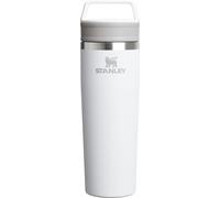 STANLEY Cafe To Go - Taza de viaje de 20 onzas | Tapa a prueba de fugas en dos partes | Vaso para café, té y bebidas | Taza de café de acero inoxidable aislada | Sin BPA | Frost