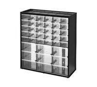 STANLEY Caja de almacenamiento multiusos, organizador 39 cajones, 1-93-981 | Marco de resina duradero, montaje en pared, apilable para un sistema modular de almacenamiento completo