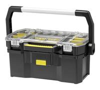 Stanley Caja de herramientas STST1-70317, organizador 32x55.6x24.9 cm, tapa transparente
