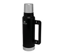 Stanley Classic Legendary Botella Termica 1.4L - Mantiene Frío o Calor 40 Horas - Termo Cafe - Cantimplora Acero Inoxidable - Sin BPA - Apto Para Lavavajillas - Matte Black