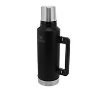 Stanley Classic Legendary Botella Termica 1.9L - Mantiene Frío o Calor 45 Horas - Termo Cafe - Cantimplora Acero Inoxidable - Sin BPA - Apto Para Lavavajillas - Matte Black