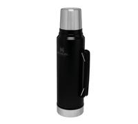 Stanley Classic Legendary Botella Termica 1 Litro - Mantiene Frío o Calor 24 Horas - Termo Cafe - Cantimplora Acero Inoxidable - Sin BPA - Apto Para Lavavajillas - Matte Black