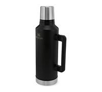 Stanley Classic Legendary Botella Termica 2.3L - Mantiene Frío o Calor 48 Horas - Termo Cafe - Cantimplora Acero Inoxidable - Sin BPA - Apto Para Lavavajillas - Matte Black Pebble