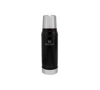 Stanley Classic Legendary Botella Termica 750ml - Mantiene Frío o Calor 20 Horas - Termo Cafe - Cantimplora Acero Inoxidable - Sin BPA - Apto Para Lavavajillas - Matte Black