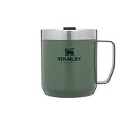 STANLEY Classic Legendary Camp Mug Termo Café 0.35L - 1.5 Horas Caliente - 3 Horas Frío - Vaso Cafe para Llevar - Apta Para Lavavajillas - Vaso Termico de Acero Inoxidable - Green