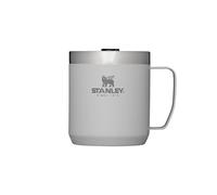 Stanley Classic Legendary Camp Mug Termo Café 0.35L - 1.5 Horas Caliente - 3 Horas Frío - Vaso Cafe para Llevar - Apta Para Lavavajillas - Vaso Termico de Acero Inoxidable - Ash