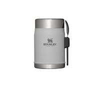STANLEY Classic Legendary Fiambrera Termica 0.4L con Spork - Mantiene Frío o Calor 7 Horas - Termo Comida Caliente Adulto - Acero Inoxidable - Sin BPA - Apto Para Lavavajillas - Ash