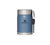 Stanley Classic Legendary Fiambrera Termica 0.4L con Spork - Mantiene Frío o Calor 7 Horas - Termo Comida Caliente Adulto - Acero Inoxidable - Sin BPA - Apto Para Lavavajillas - Hammertone Lake