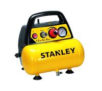 Stanley Compresor pequeño DN 200/8/6 1.5 HP 8 bar, ligero y extremadamente portátil, ideal para uso doméstico o manualidades