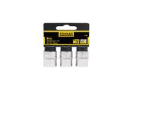 Stanley conjunto de adaptadores 1/2 fatmax, set de 3 adaptadores (17 m