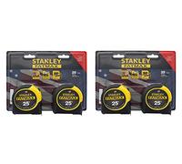 Stanley Consumer Tools FMHT74038 Cinta métrica Fatmax de 25 pies, 2 medidas por paquete, 4 medidas de cinta en total