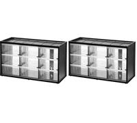 STANLEY Contenedor de almacenamiento multiusos, 9 cajones grandes, 1-93-978 (Paquete de 2)